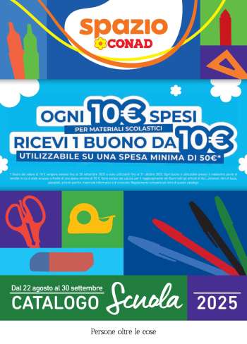 Volantino Spazio Conad - 22/8/2025 - 30/9/2025.