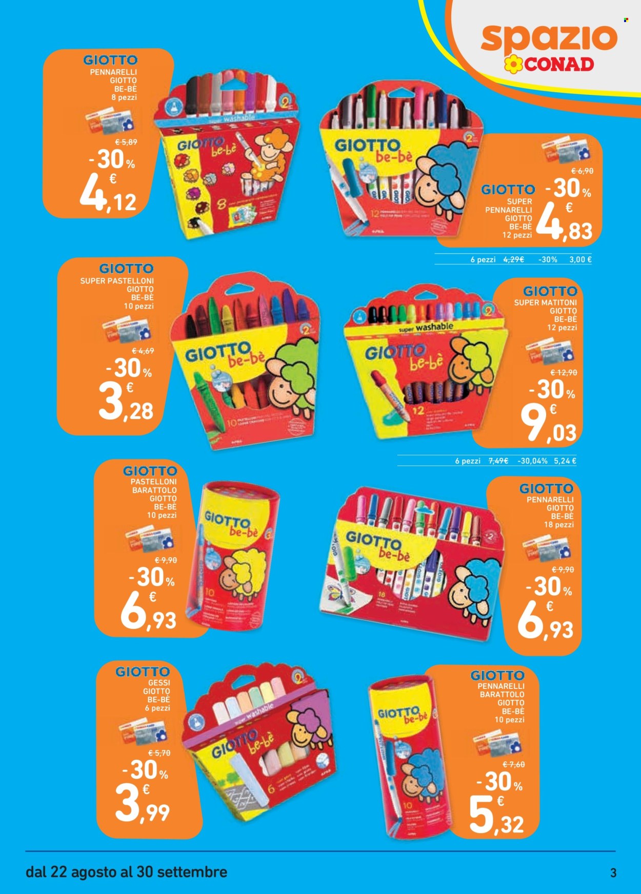 Volantino Spazio Conad - 22/8/2025 - 30/9/2025. Pagina 3