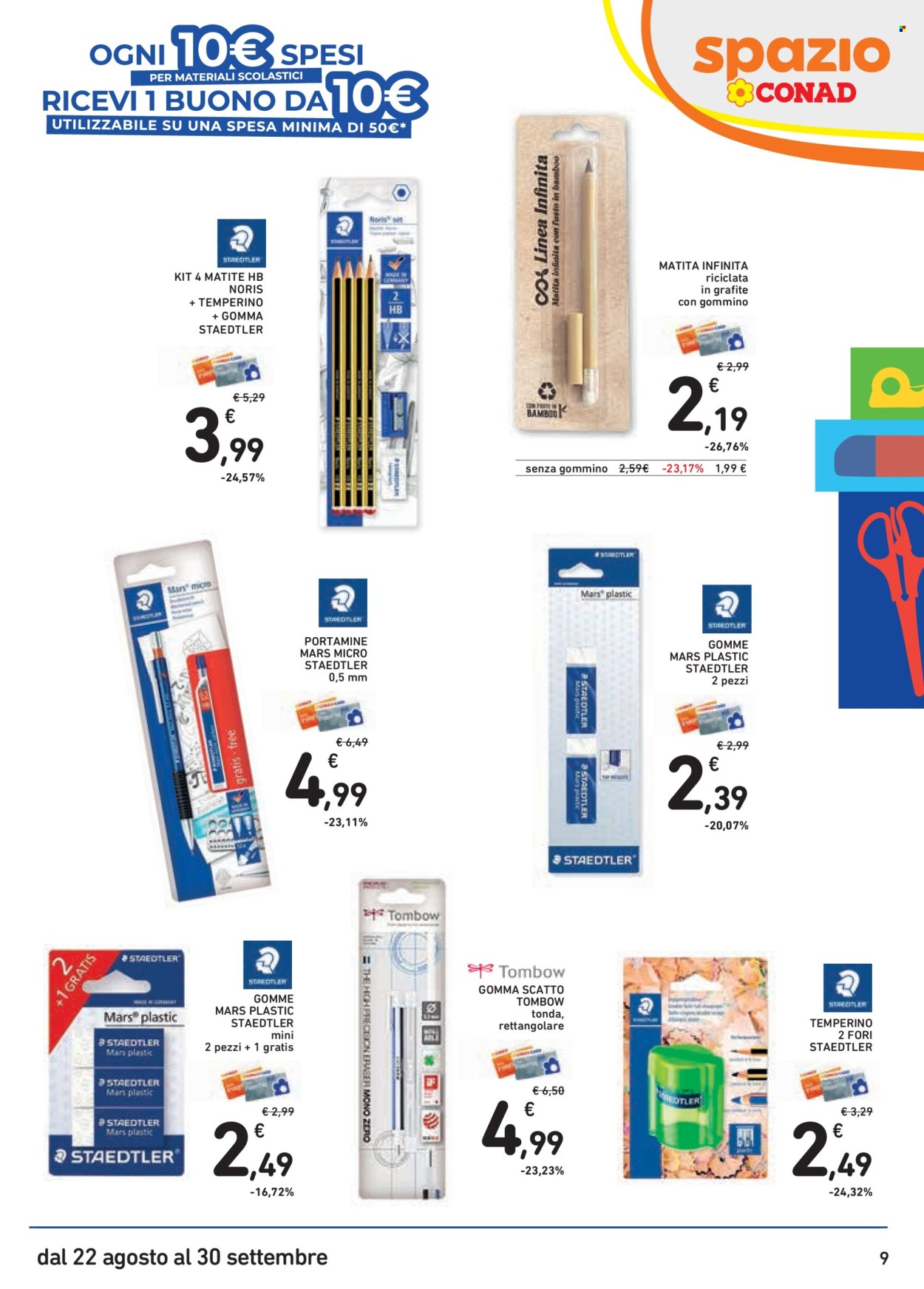 Volantino Spazio Conad - 22/8/2025 - 30/9/2025. Pagina 9