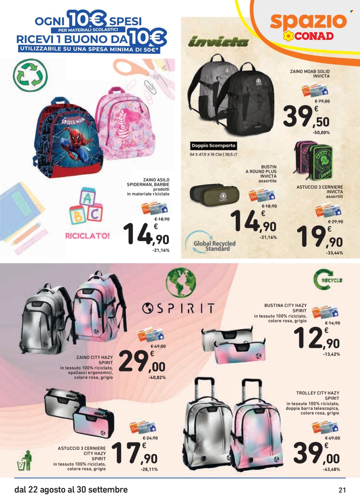 Volantino Spazio Conad - 22/8/2025 - 30/9/2025. Pagina 21