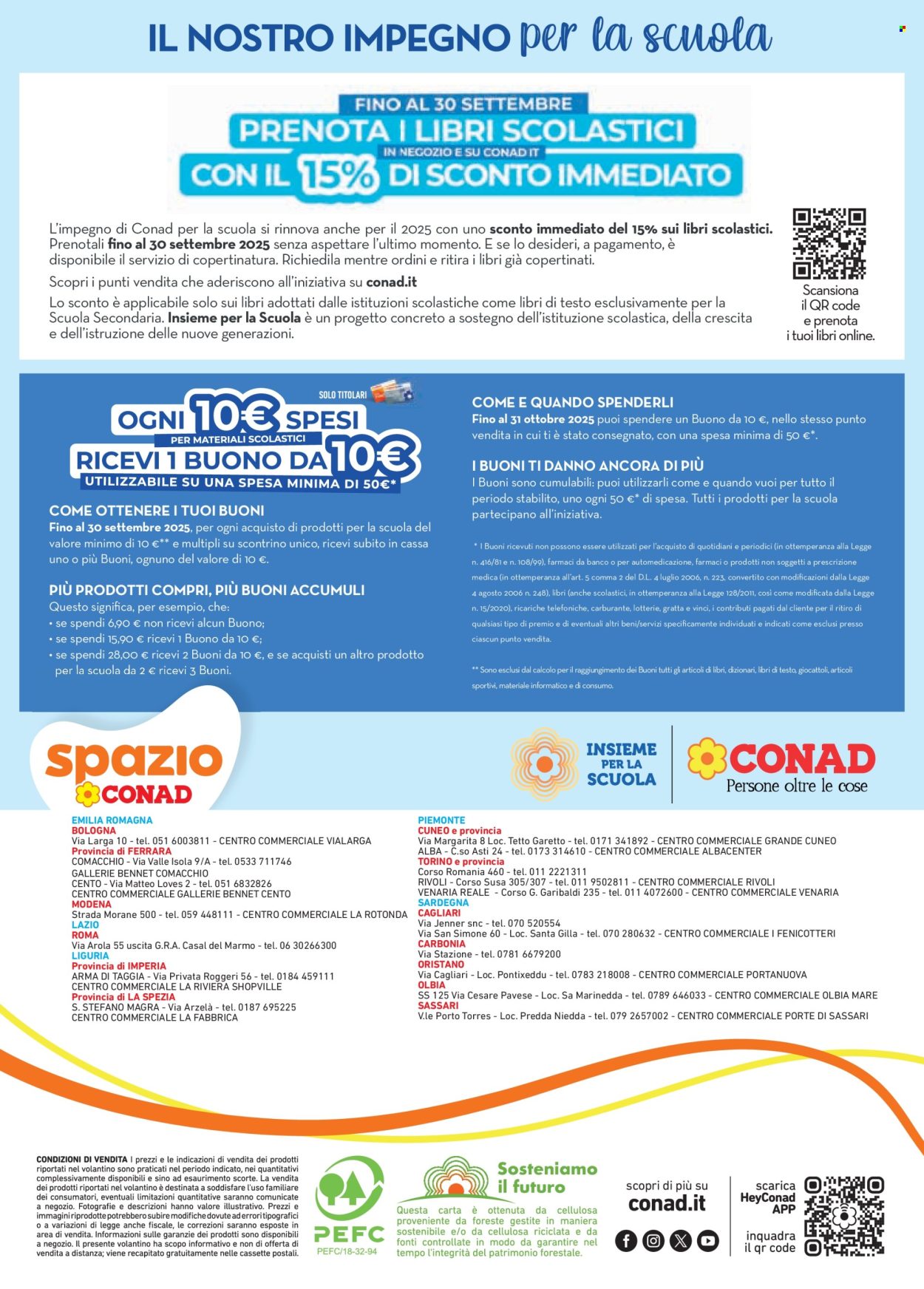 Volantino Spazio Conad - 22/8/2025 - 30/9/2025. Pagina 28