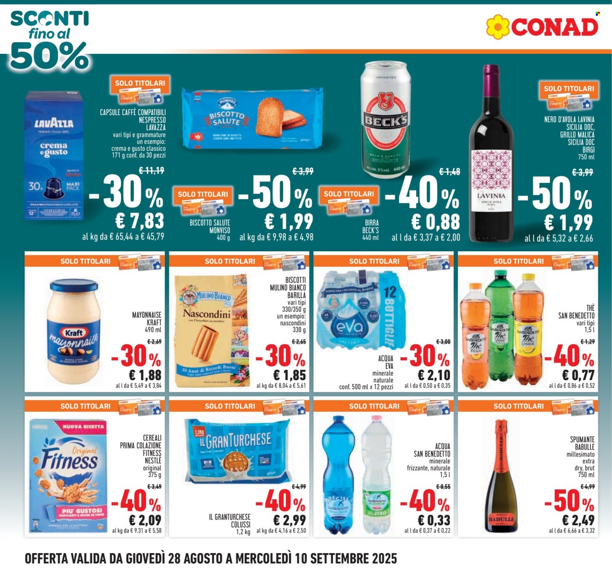 Volantino Conad - 28/8/2025 - 10/9/2025. Pagina 4