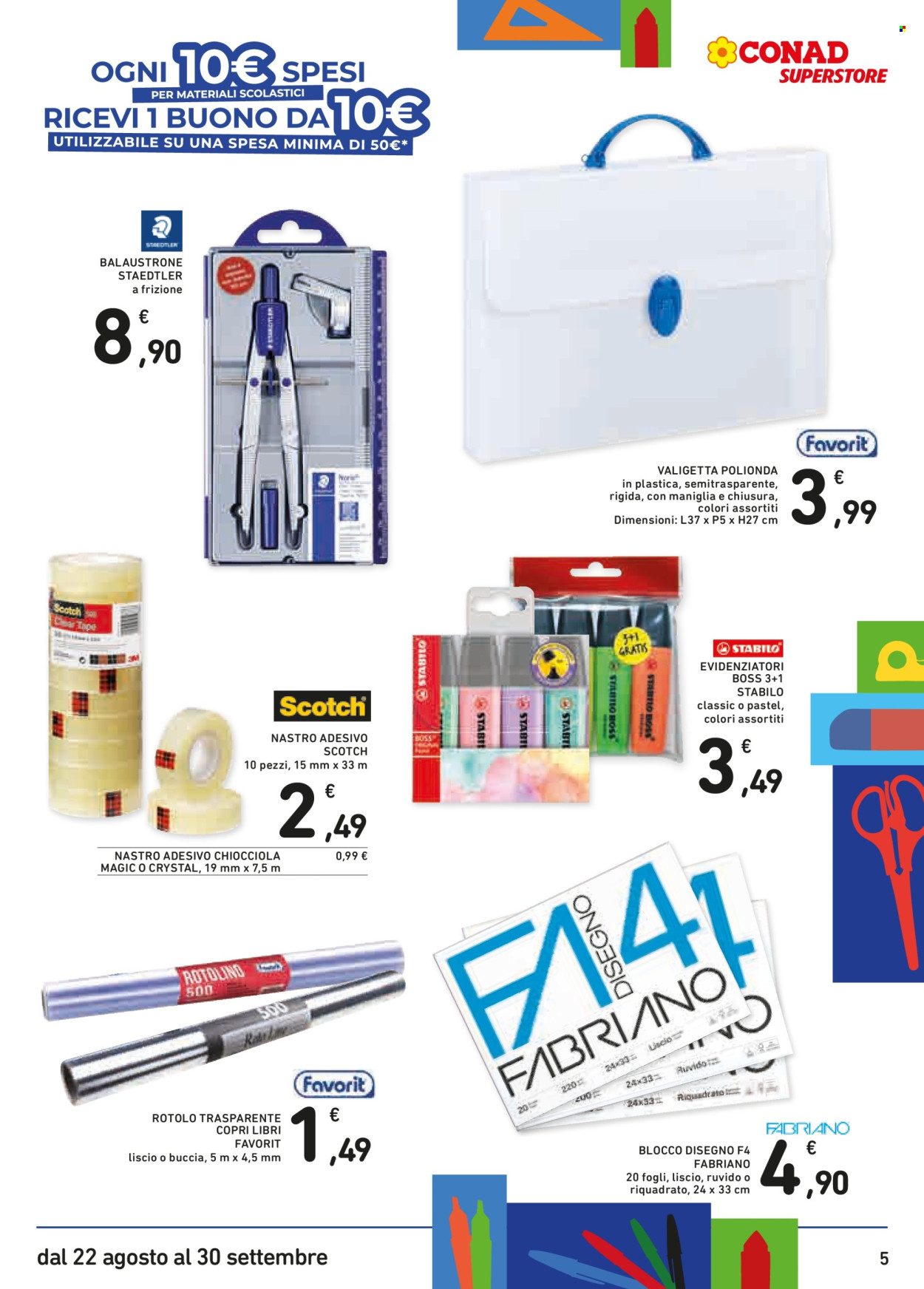 Volantino Conad Superstore - 22/8/2025 - 30/9/2025. Pagina 5