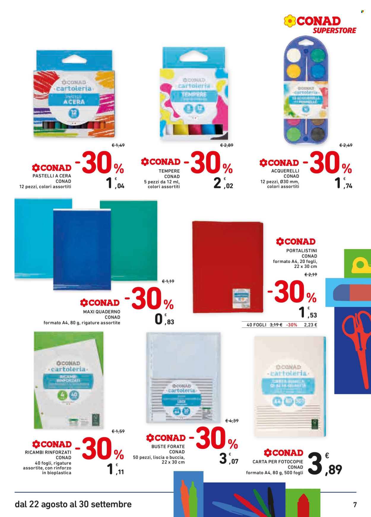 Volantino Conad Superstore - 22/8/2025 - 30/9/2025. Pagina 7