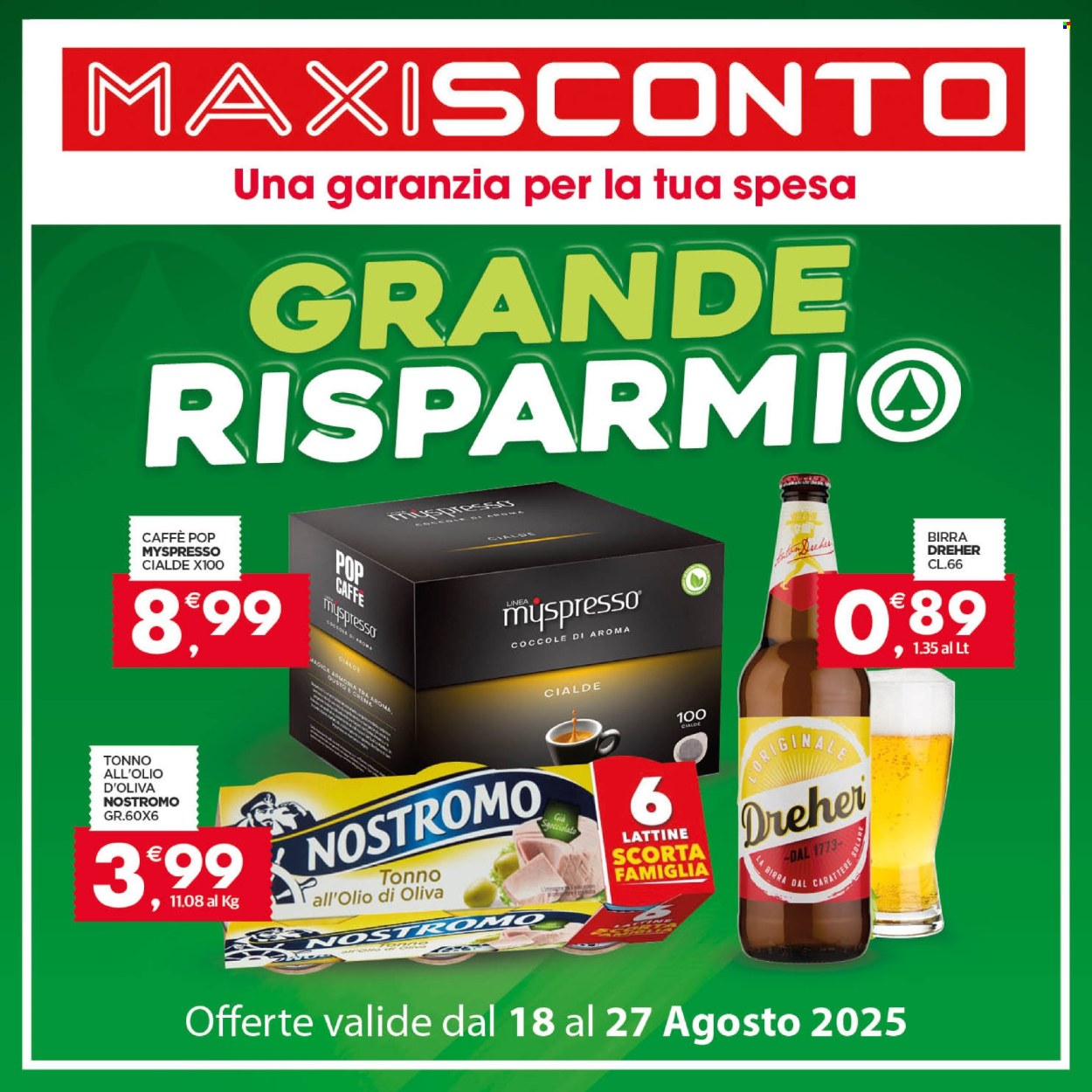 Volantino Despar - 18/8/2025 - 27/8/2025. Pagina 1