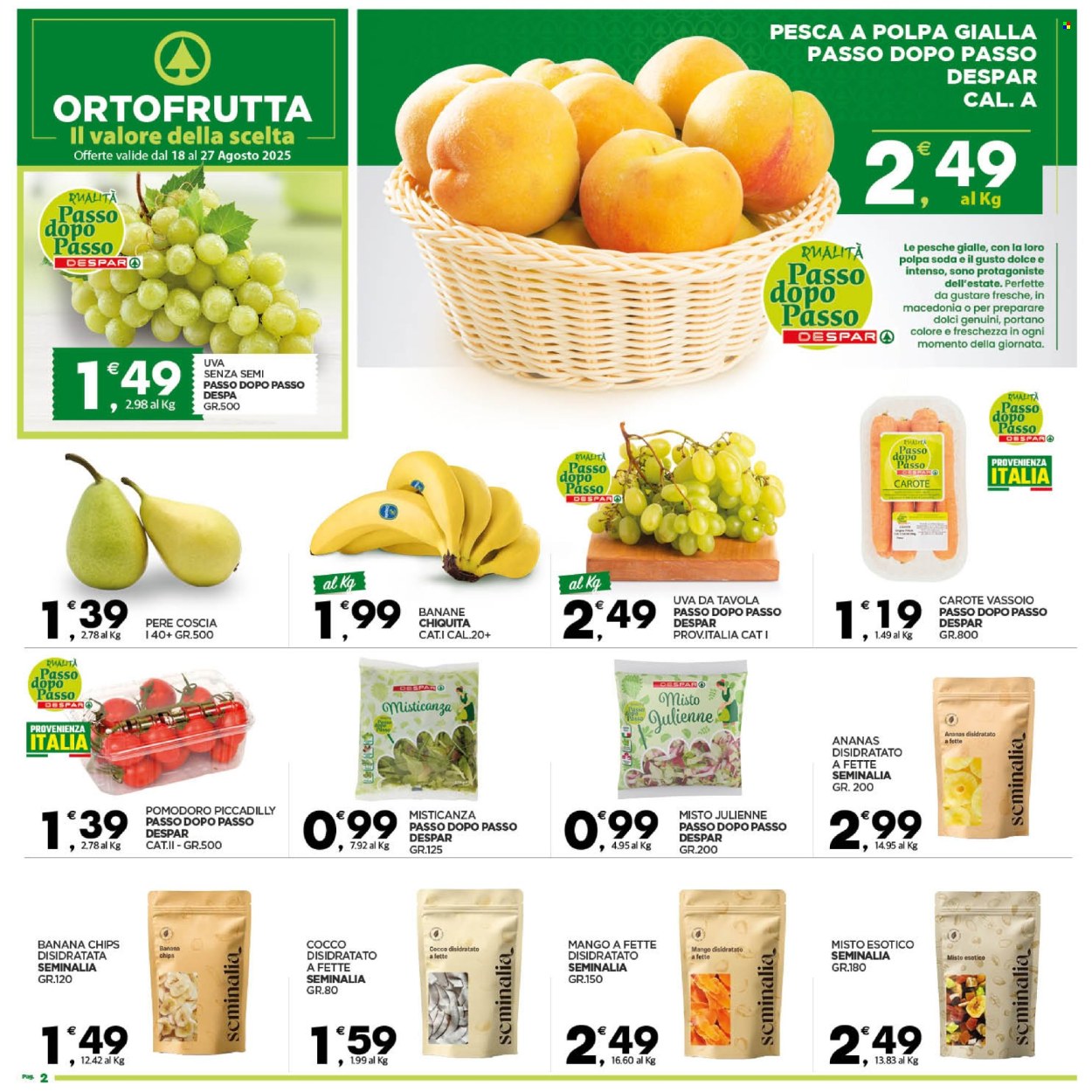 Volantino Despar - 18/8/2025 - 27/8/2025. Pagina 2