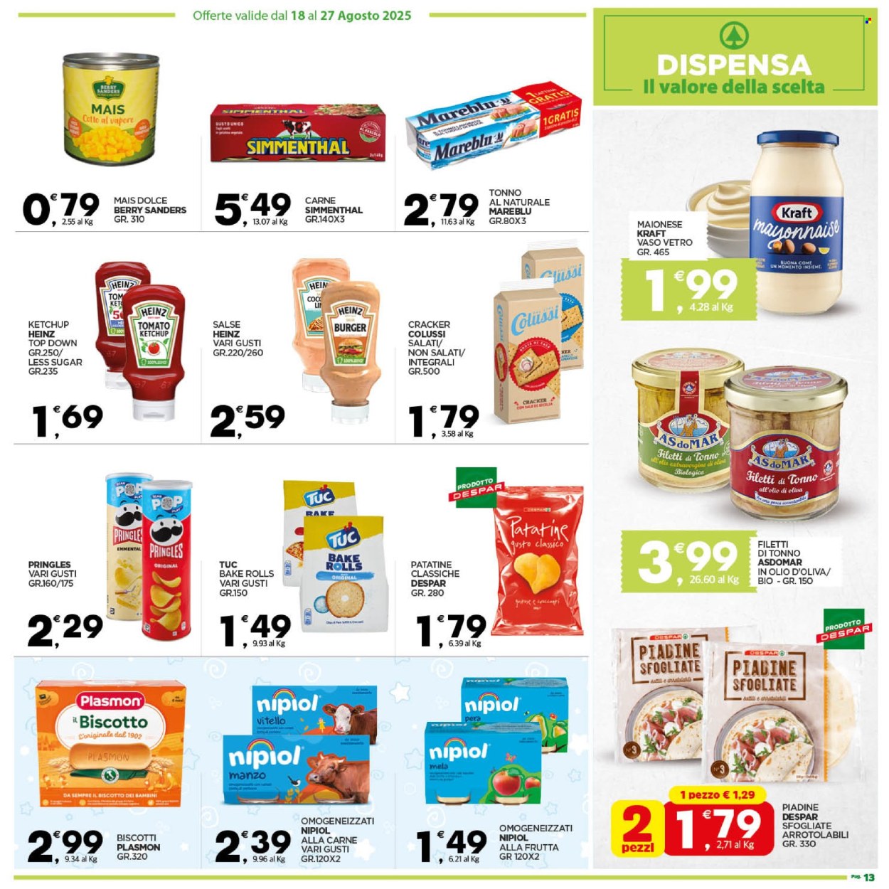 Volantino Despar - 18/8/2025 - 27/8/2025. Pagina 13