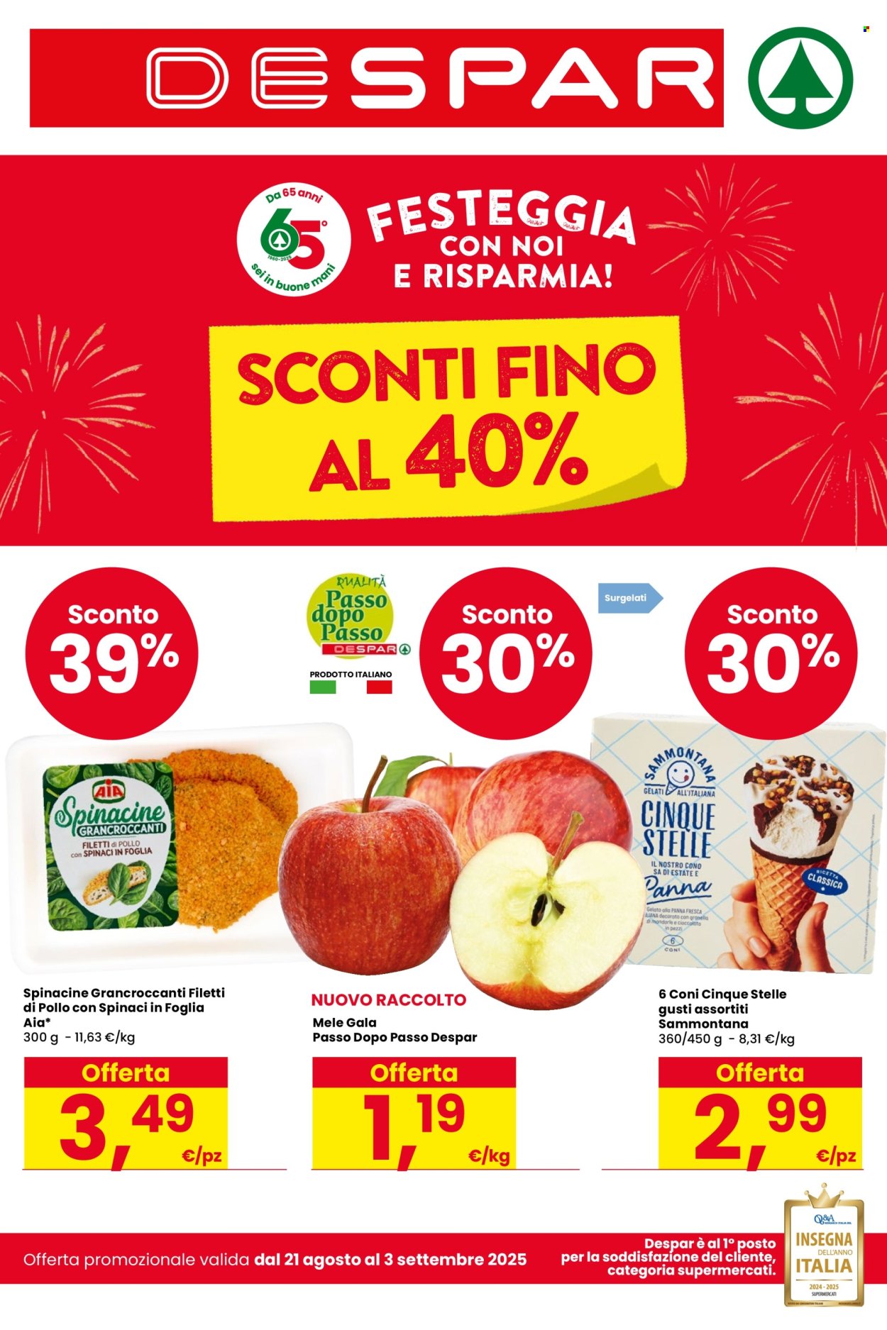 Volantino Despar - 21/8/2025 - 3/9/2025. Pagina 1