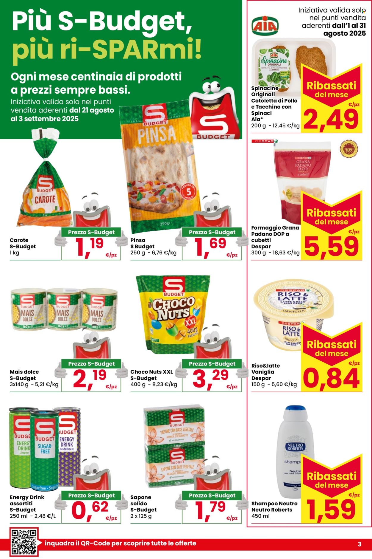 Volantino Despar - 21/8/2025 - 3/9/2025. Pagina 3
