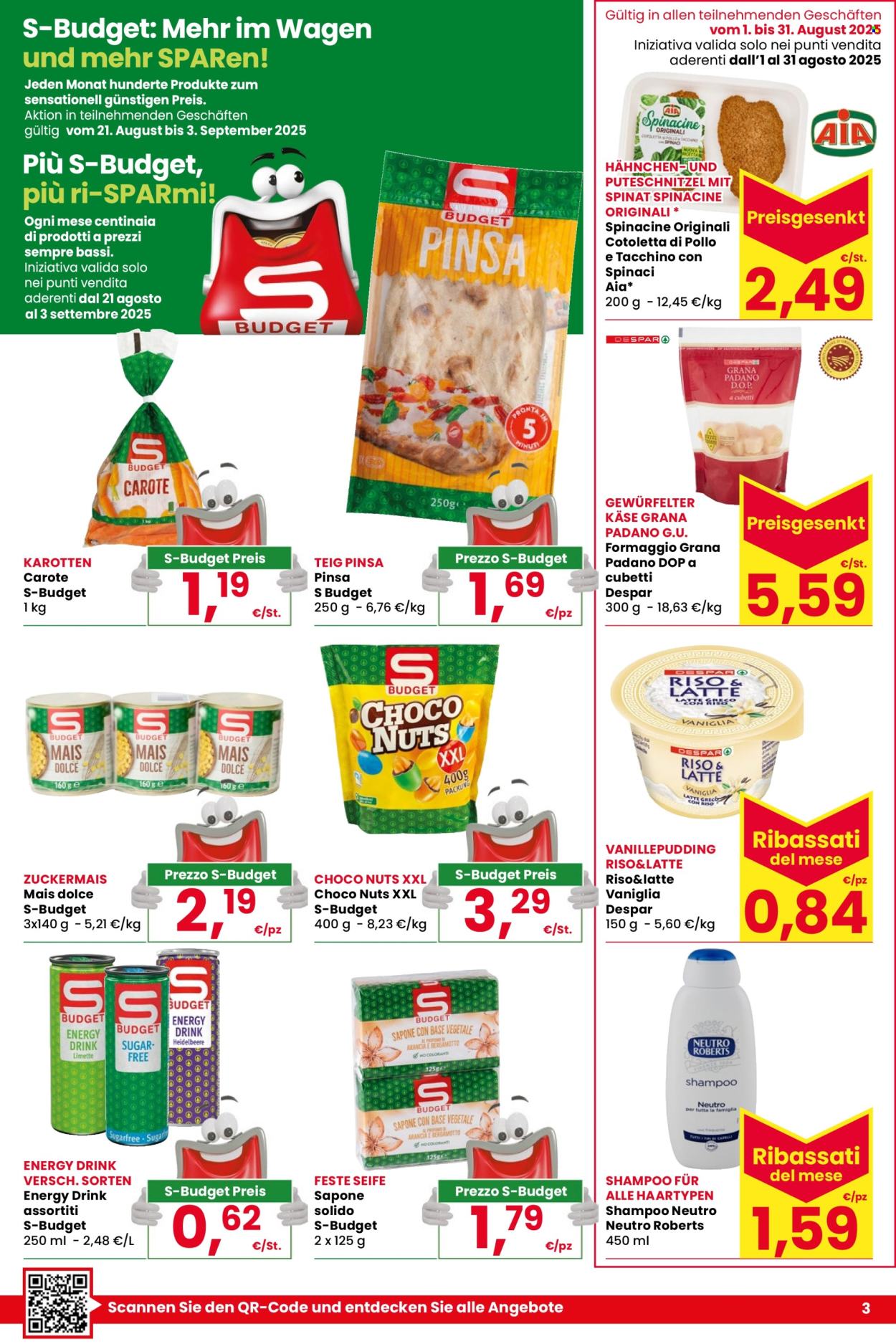 Volantino Despar - 21/8/2025 - 3/9/2025. Pagina 3