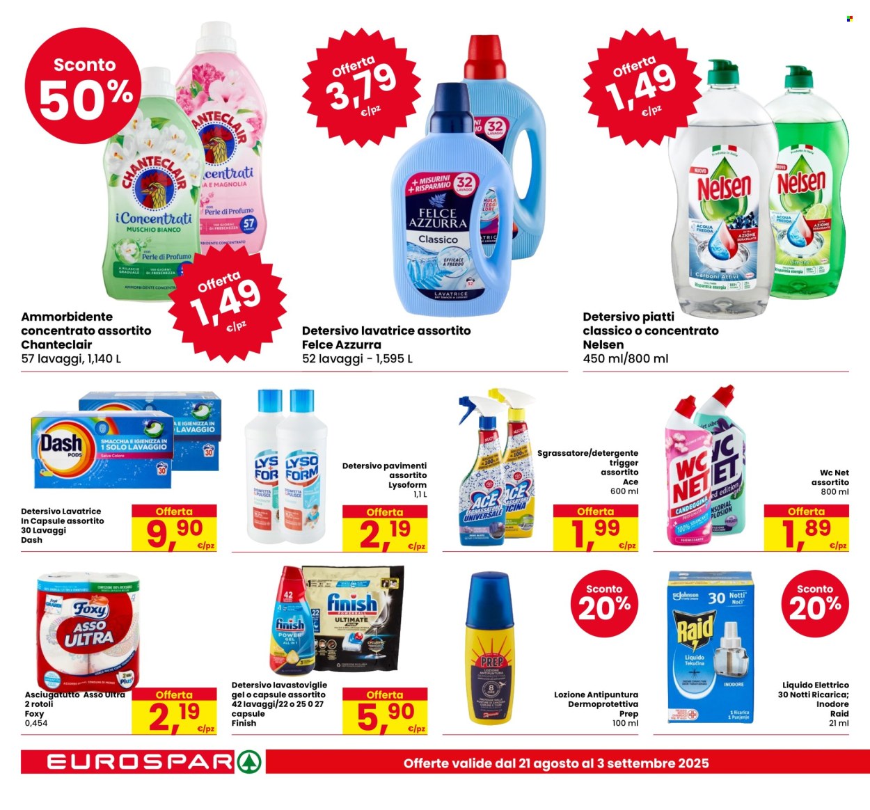 Volantino Eurospar - 21/8/2025 - 3/9/2025. Pagina 20