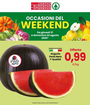 Volantino Eurospar - 21/8/2025 - 24/8/2025.