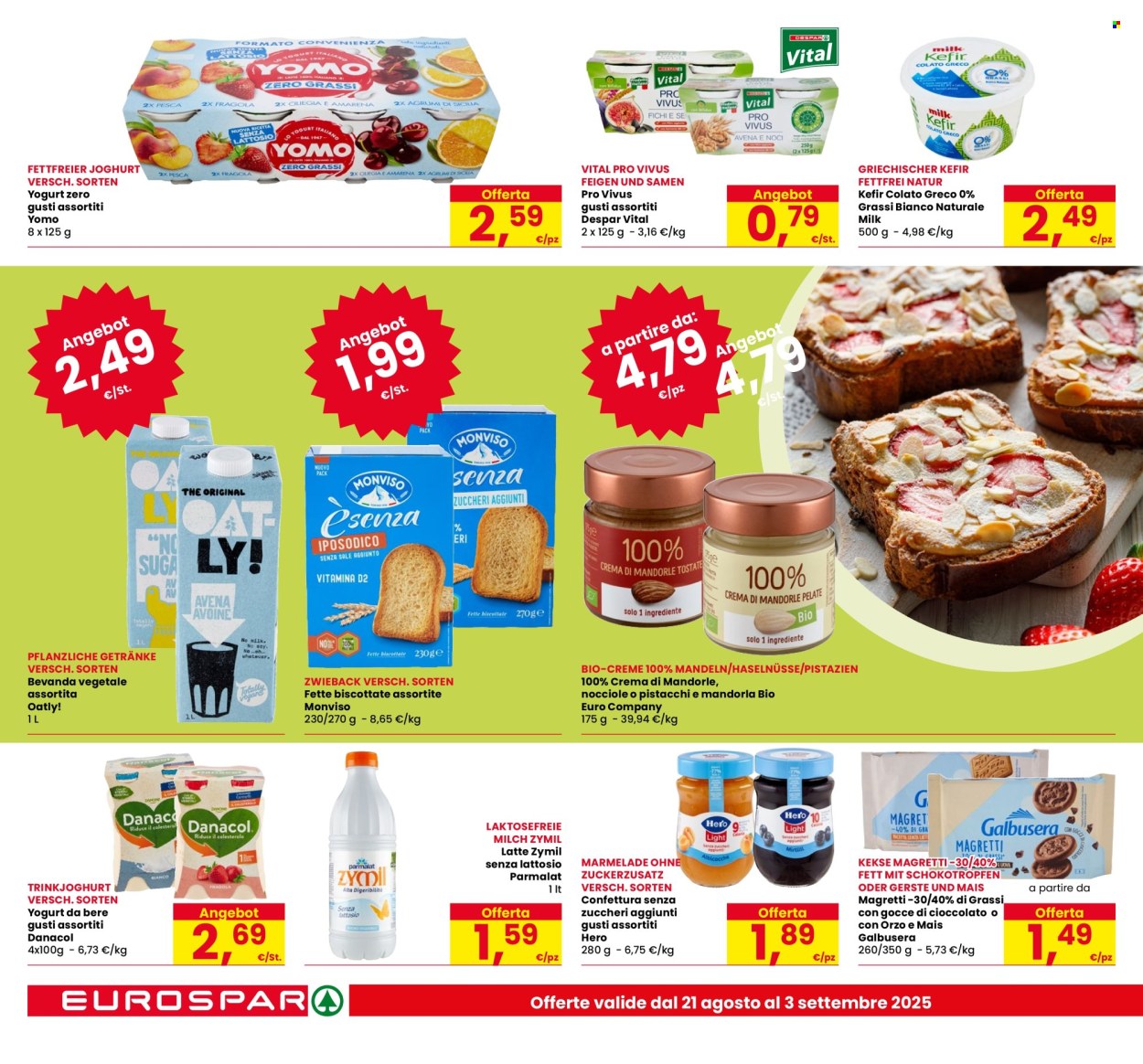 Volantino Eurospar - 21/8/2025 - 3/9/2025. Pagina 8