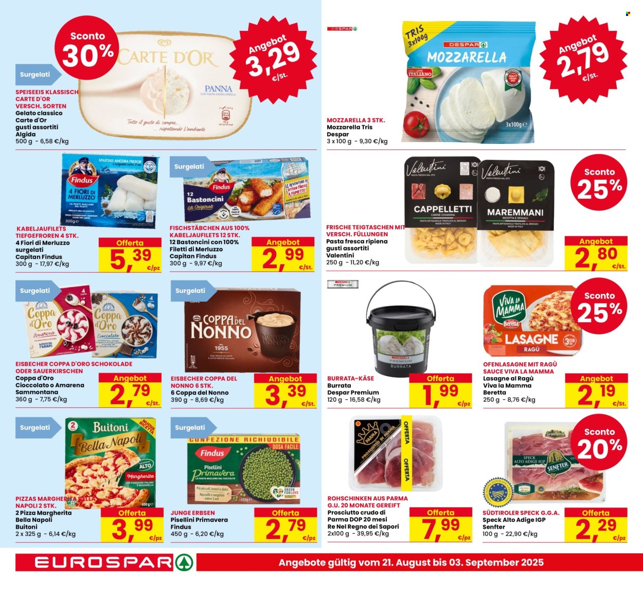 Volantino Eurospar - 21/8/2025 - 3/9/2025. Pagina 10