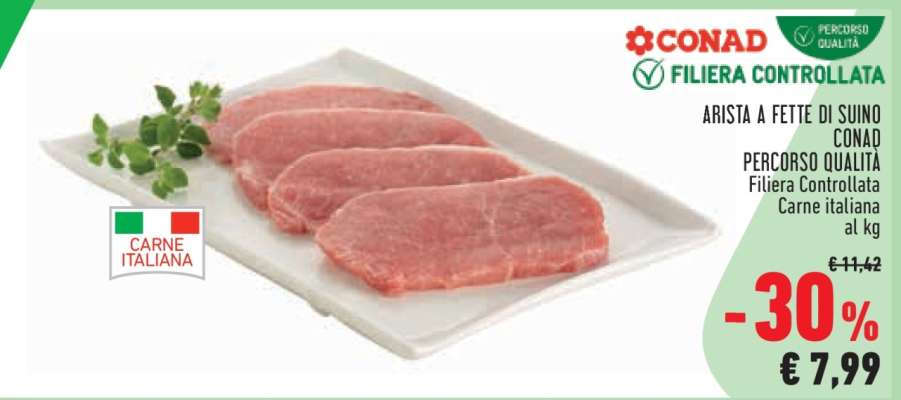 ARISTA A FETTE DI SUINO CONAD