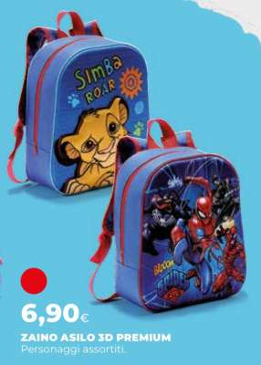ZAINO ASILO 3D PREMIUM