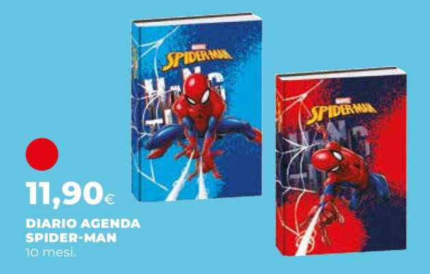 DIARIO AGENDA SPIDER-MAN