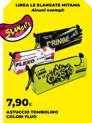 ASTUCCIO TOMBOLINO COLORI FLUO