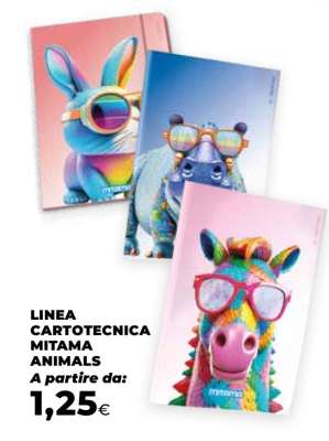 LINEA CARTOTECNICA MITAMA ANIMALS