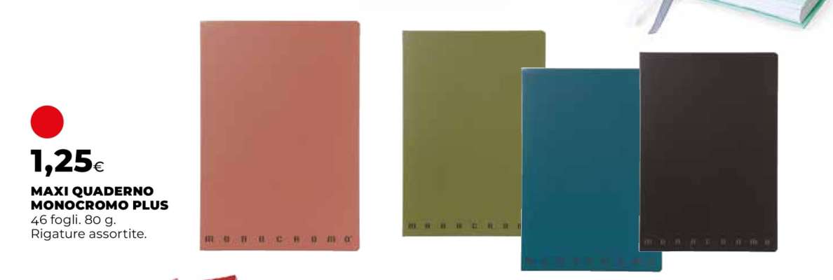 MAXI QUADERNO MONOCROMO PLUS