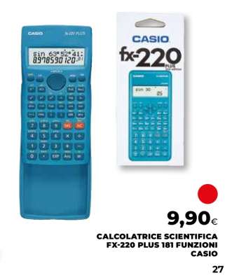 CALCOLATRICE SCIENTIFICA FX-220 PLUS