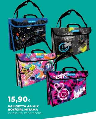 VALIGETTA A4 MIX BOY/GIRL MITAMA
