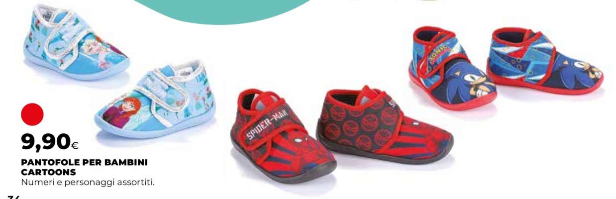 PANTOFOLE PER BAMBINI CARTOONS