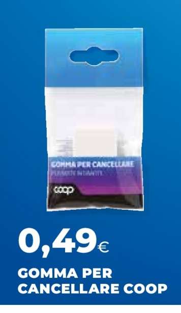 Gomma per Cancellare Coop