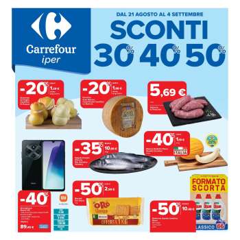 Volantino Carrefour - 21/8/2025 - 4/9/2025.