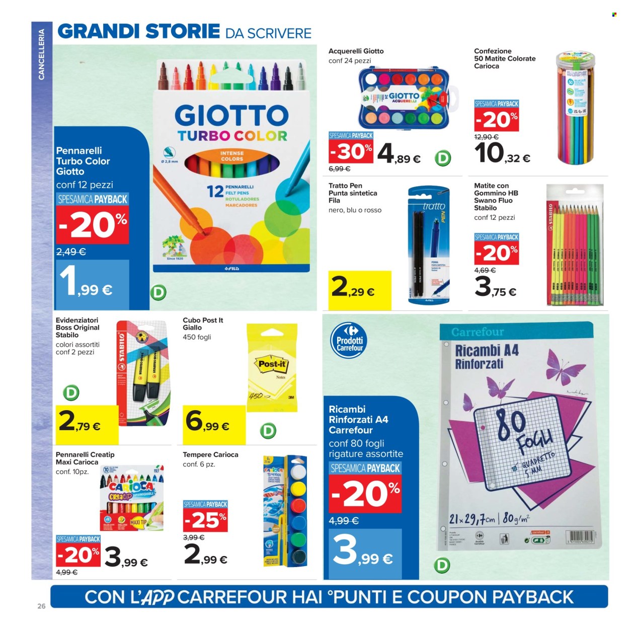 Volantino Carrefour - 21/8/2025 - 4/9/2025. Pagina 26