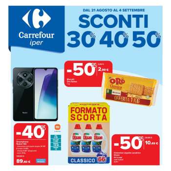 Volantino Carrefour - 21/8/2025 - 4/9/2025.