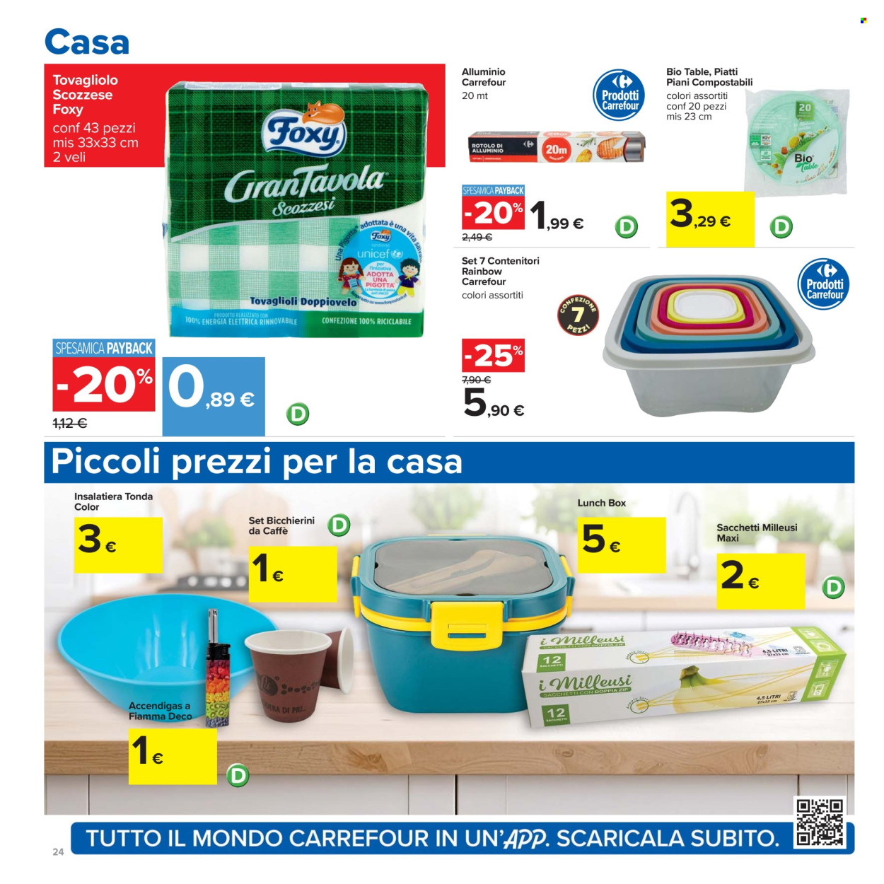 Volantino Carrefour - 21/8/2025 - 4/9/2025. Pagina 24