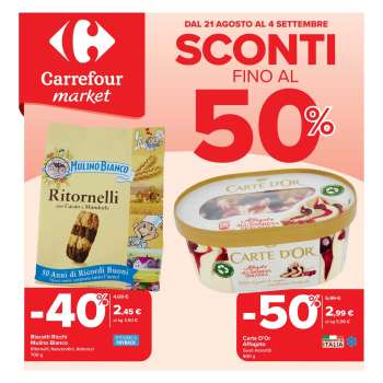 Volantino Carrefour - 21/8/2025 - 4/9/2025.