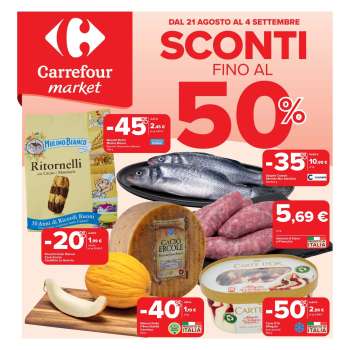 Volantino Carrefour - 21/8/2025 - 4/9/2025.