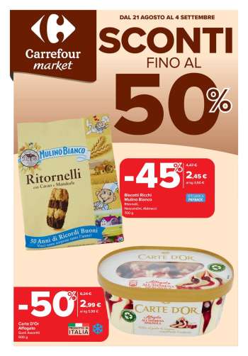 Volantino Carrefour - 21/8/2025 - 4/9/2025.