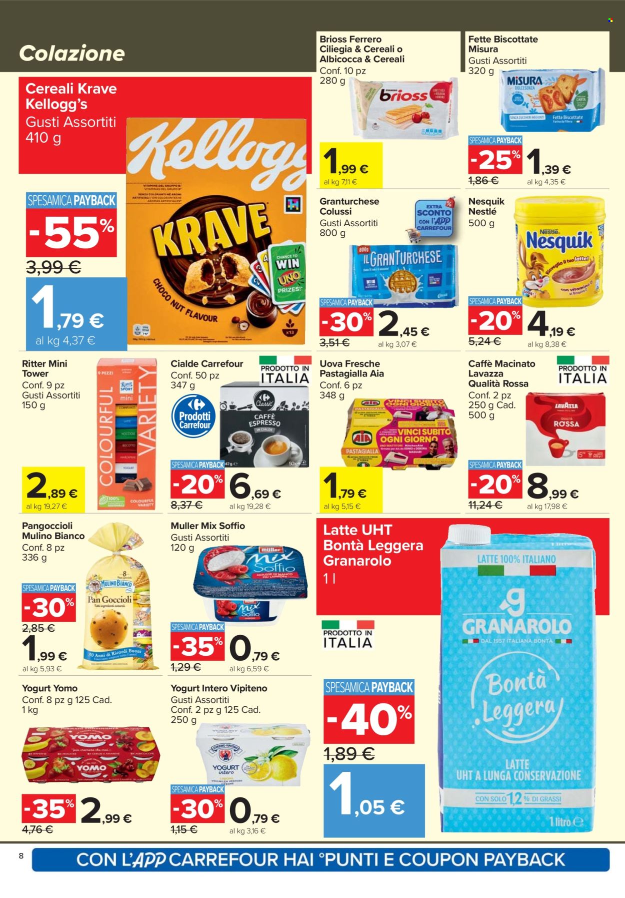 Volantino Carrefour - 21/8/2025 - 4/9/2025. Pagina 8