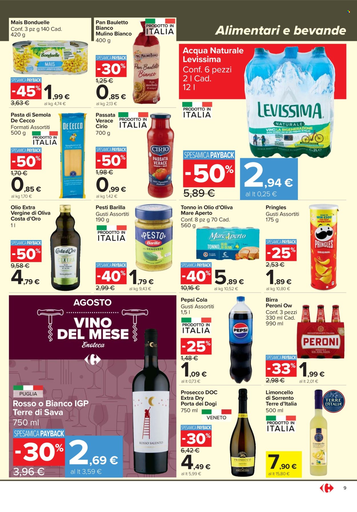Volantino Carrefour - 21/8/2025 - 4/9/2025. Pagina 9