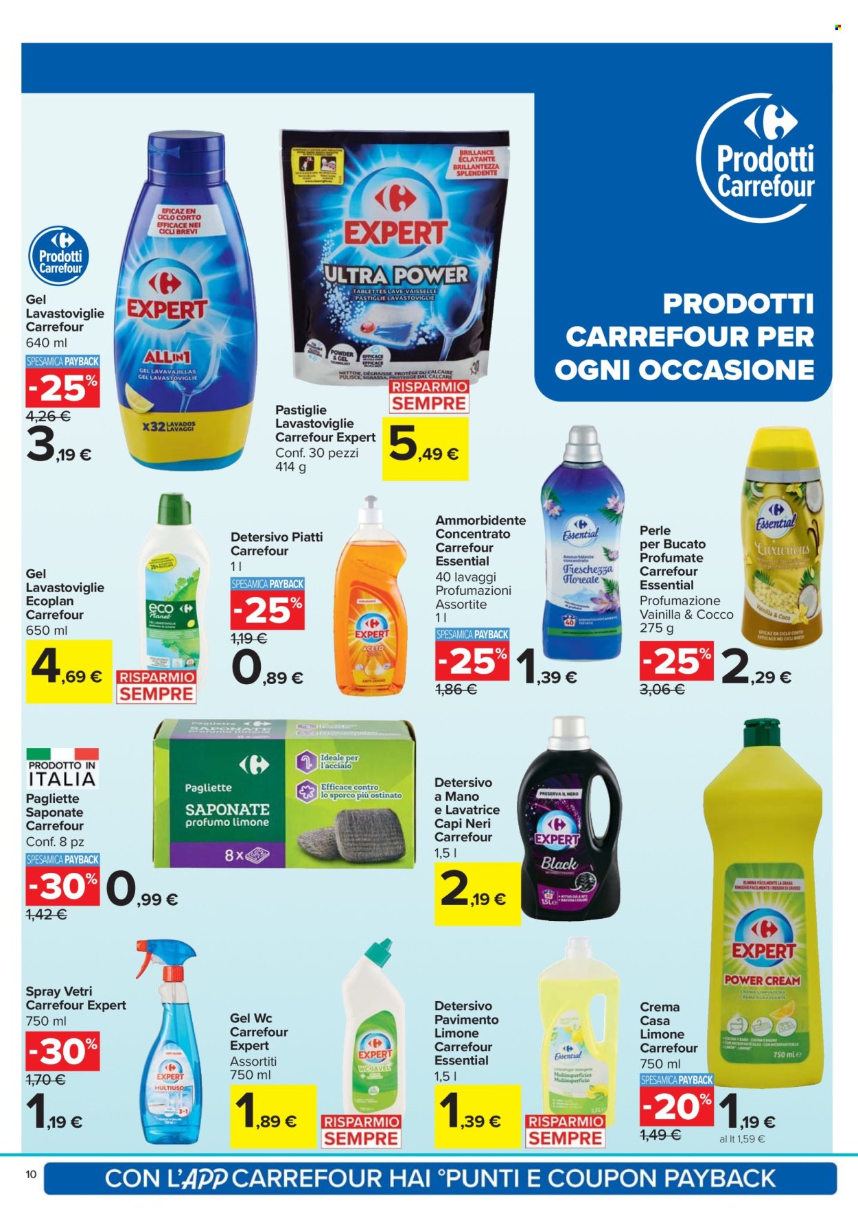 Volantino Carrefour - 21/8/2025 - 4/9/2025. Pagina 10
