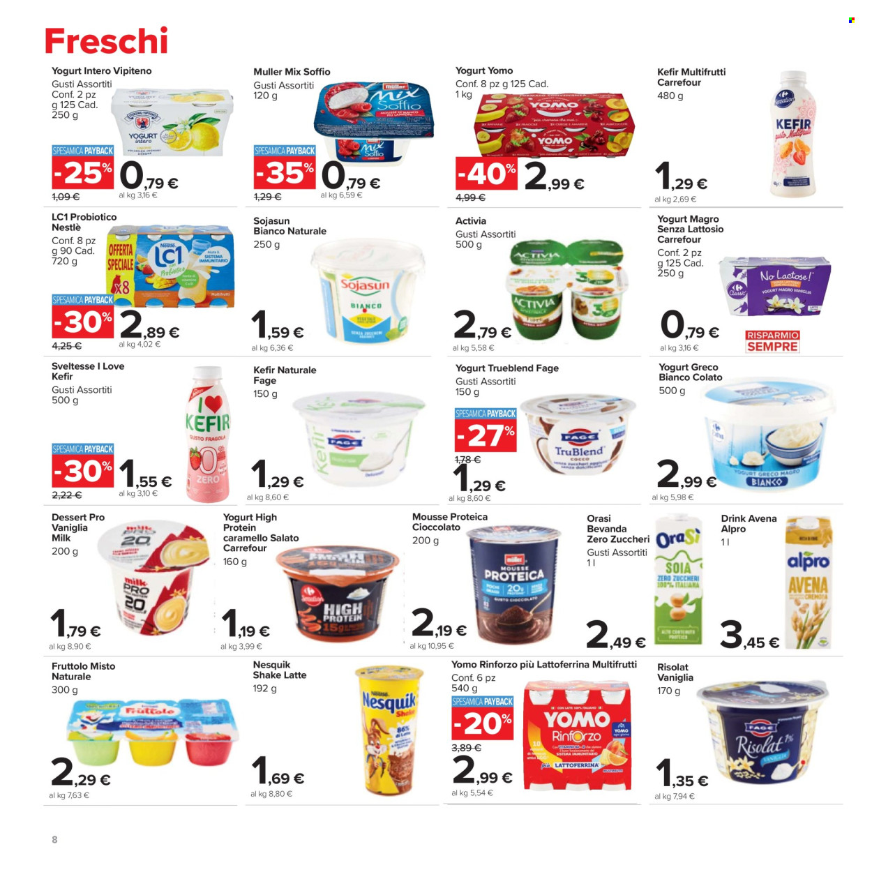 Volantino Carrefour - 21/8/2025 - 4/9/2025. Pagina 8