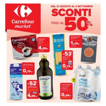 Volantino Carrefour - 21/8/2025 - 4/9/2025.