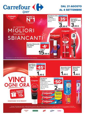 Volantino Carrefour - 21/8/2025 - 4/9/2025.