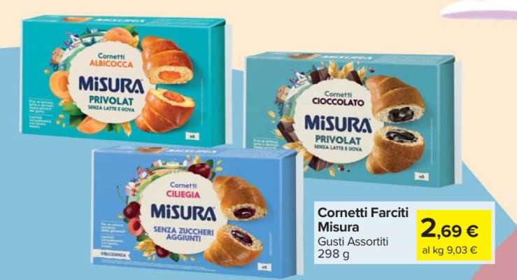 Cornetti Farciti Misura