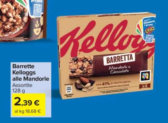 Barrette Kelloggs alle Mandorle