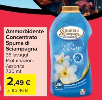AMMORBIDENTE CONCENTRATO SPUMA DI SCIAMPAGNA