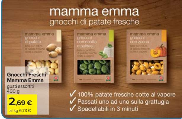 Gnocchi Freschi Mamma Emma