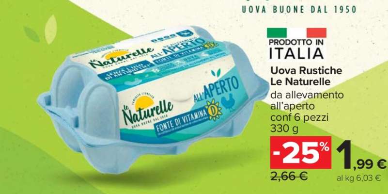 Uova Rustiche Le Naturelle