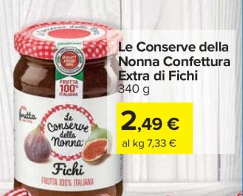 Le Conserve della Nonna Confettura Extra di Fichi