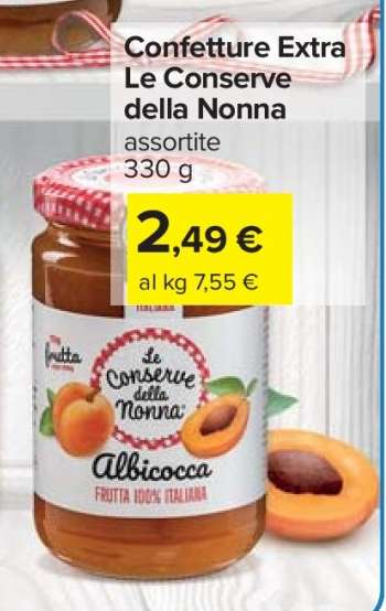 CONFETTURE EXTRA LE CONSERVE DELLA NONNA