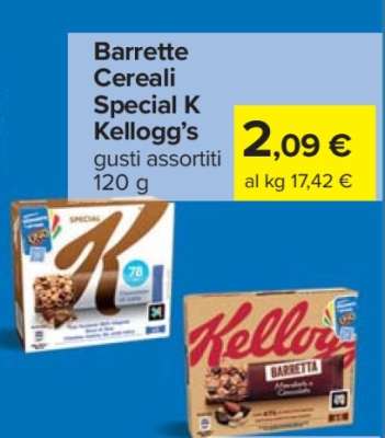 Barrette Cereali Special K Kellogg’s