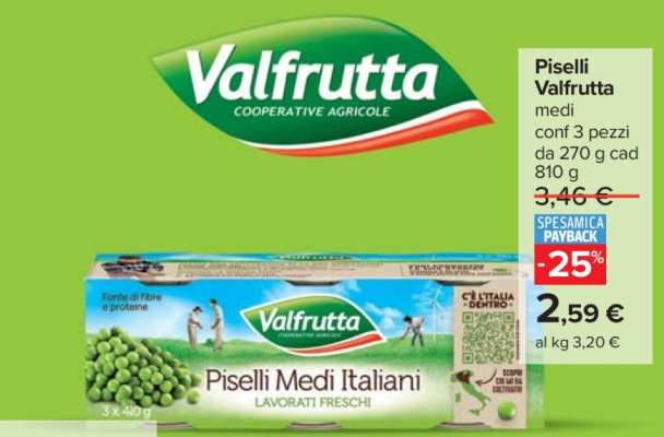 Piselli Valfrutta